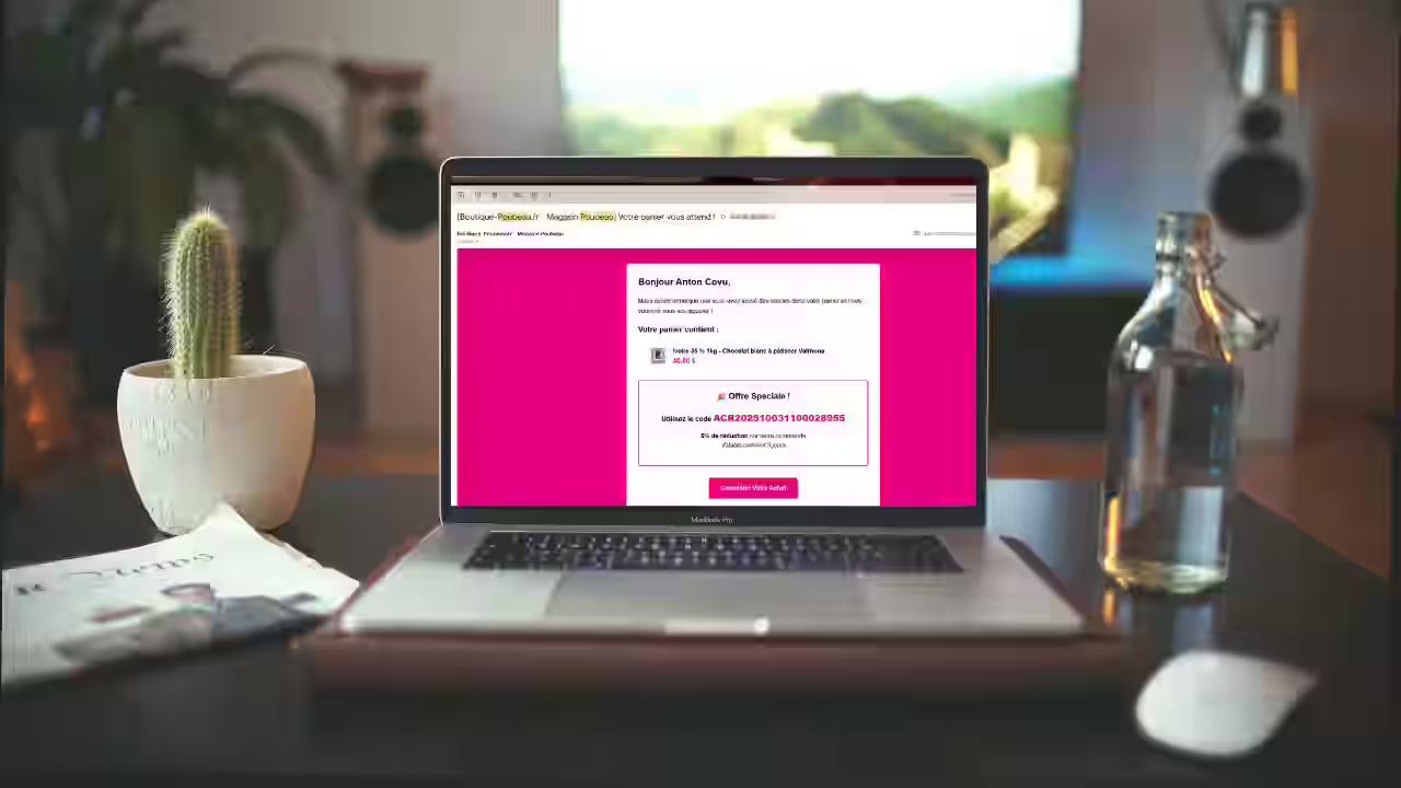 Module de relance panier pour PrestaShop 9